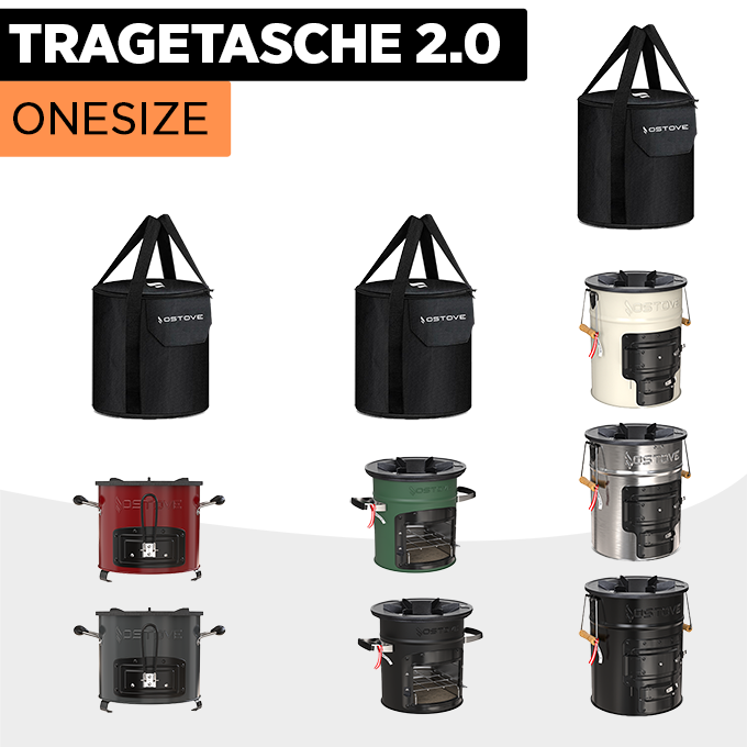 Laad de afbeelding in de galerijviewer, One-Size-Passform: Die Tragetasche passt für alle OSTOVE Raketenofen-Modelle
