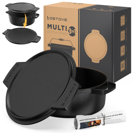 OSTOVE Multi Dutch Oven 3in1