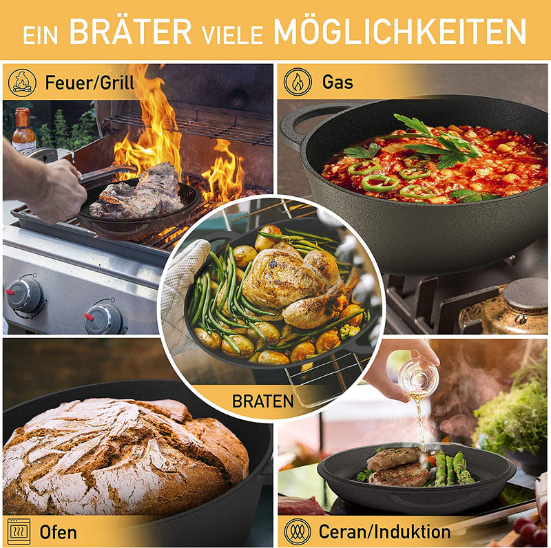 Load image into Gallery viewer, MultiBräter 3in1 - pre-seasoned
