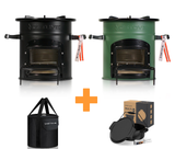 Laden Sie das Bild in Galerie -Viewer, OSTOVE ORIGINAL + Multi Dutch Oven + Tragetasche
